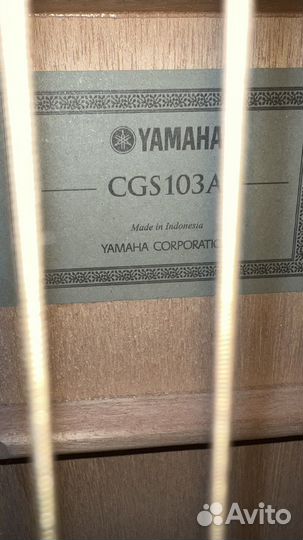Гитара yamaha cgs103a