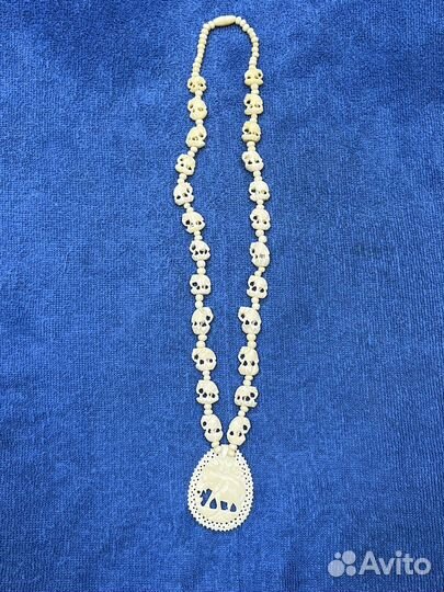 Бусы. Слоны. Кость