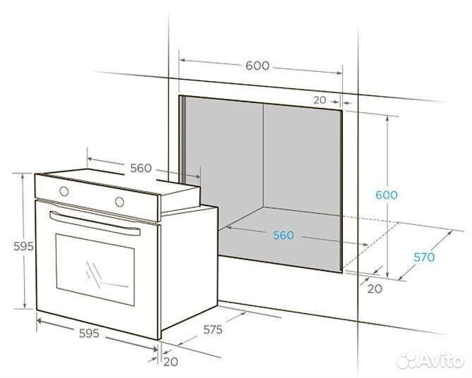 Духовой шкаф Midea