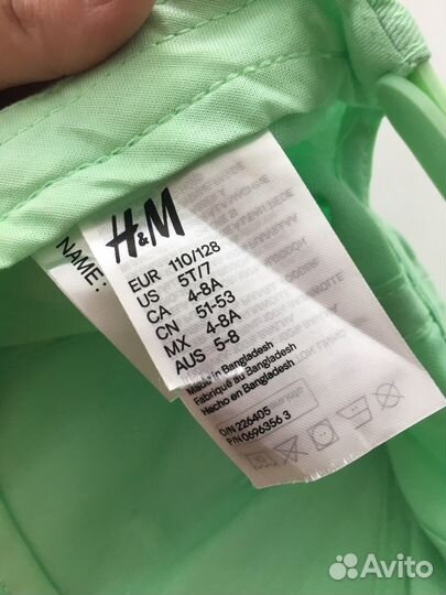 Кепка- бейсболка hm на лето 110-128 новая