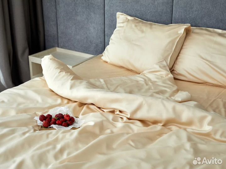 Постельное белье евро тенсель