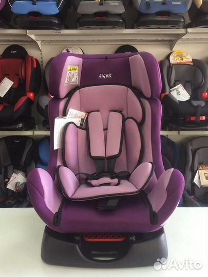 Автокресло 0-25кг SIger Диона фиолетовый цвет