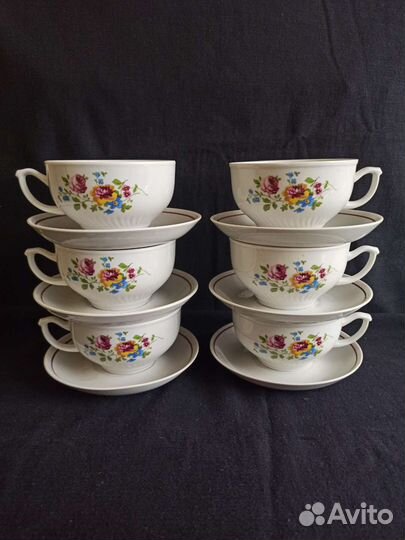 Фужеры, рюмки, чайные пары