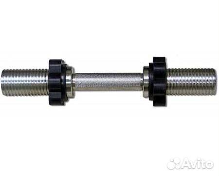 Гриф гантельный хромированный