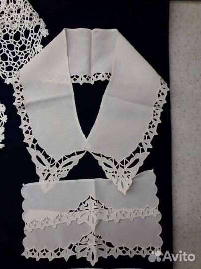 Воротники вязаные