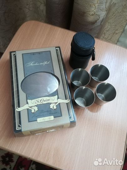 Фляжка, стопки