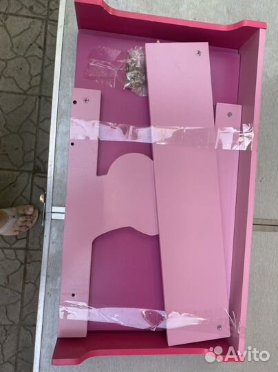 Деревянная кровать для кукол