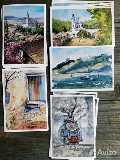 Почтовые авторские открытки Новые сюжеты