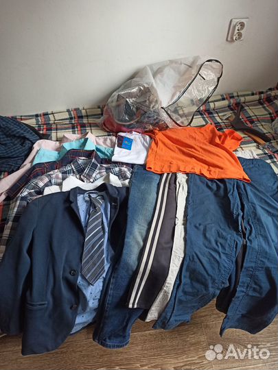 Вещи пакетом на мальчика рост 134 140