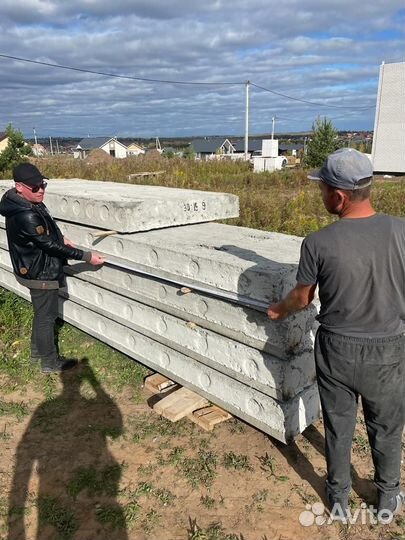 Плиты перекрытия пустотные