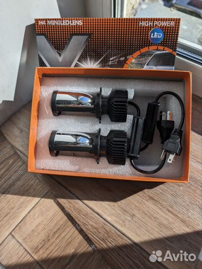 Светодиодные линзованные лампы h4