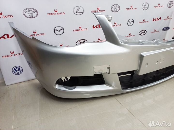 Бампер передний Nissan Almera от 2012- Серебристый