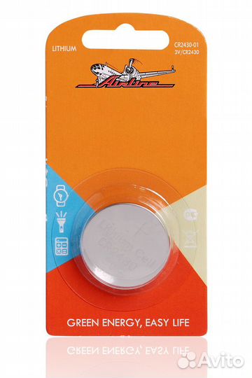 Батарейка CR2430 3V для брелоков сигнализаций лити
