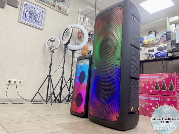 Музыкальная Колонка с Микрофоном Блютуз ZQS 12202