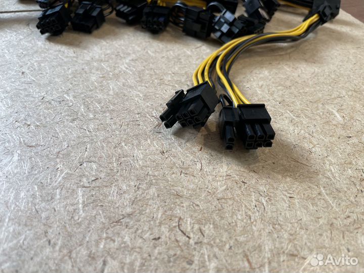 Переходник питания 6pin - x2 PCI-E 8pin (6+2pin)