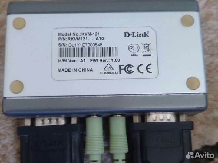 Kvm переключатель D-Link KVM-121