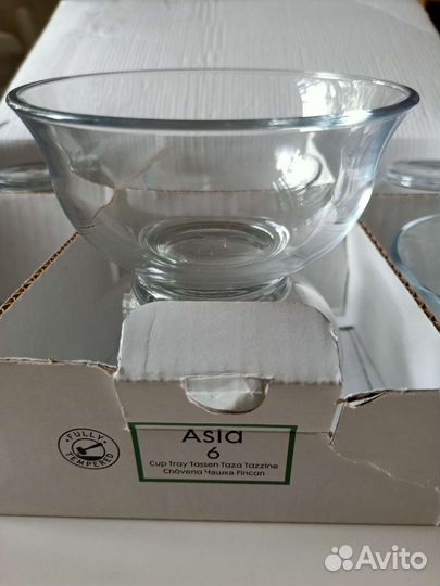 Чашки из закалённого стекла 