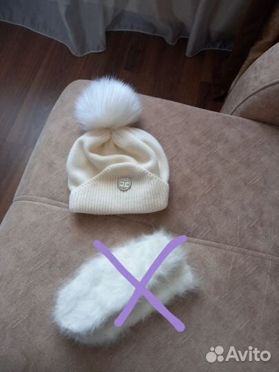 Шапка, варежки