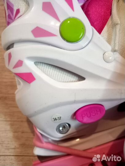 Коньки детские раздвижные 34 37