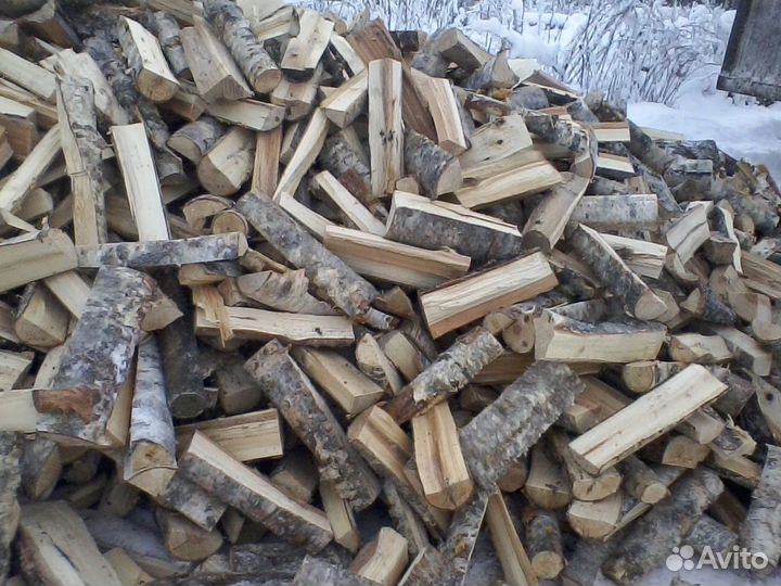 Дрова березовые колотые