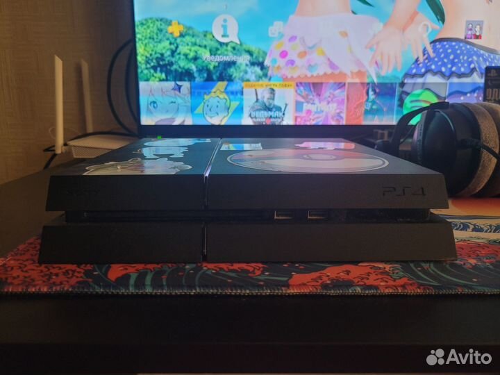 PS4 FAT + PS Camera + игры