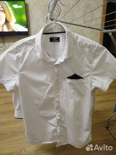 Рубашки школьные для мальчика от 7 до 12 лет