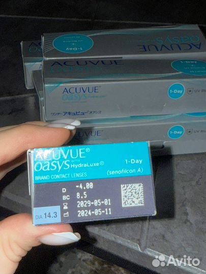 Линзы acuvue oasys -4