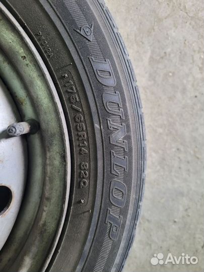 Диски штампованные R 14 с всесезонкой Dunlop