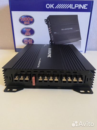 Новый 4 канальный усилитель ok Alpine