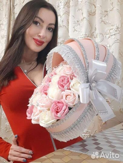 Букет из мыльных роз