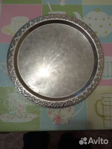 Поднос(латунь-хром) -1968г. СССР