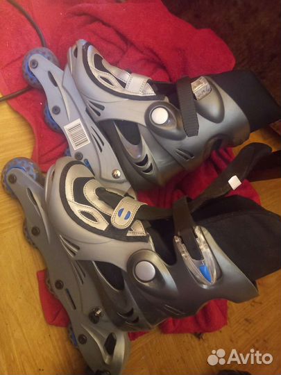 Роликовые коньки раздвижные larsen pw-129d