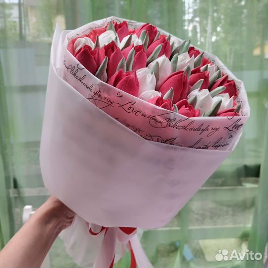 Зефирные тюльпаны