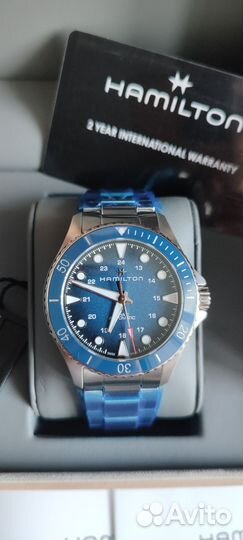 Hamilton khaki navy scuba Auto 43 мм H8250514