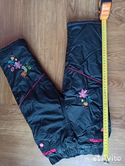 Утепленные брюки для девочки