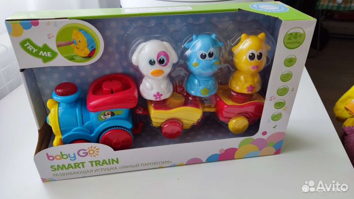 Паровоз игрушка на батарейках