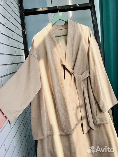 Костюм кимоно с юбкой