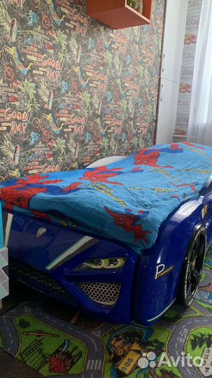 Детская кровать машинка бу