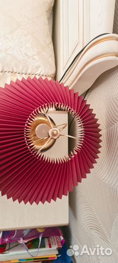 Лампа настольная с абажуром бу