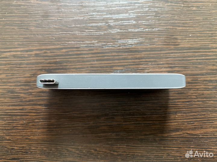 Хаб Deppa USB-C для Macbook 5в1 графитовый