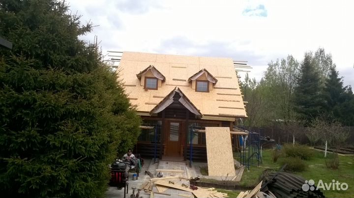 Монтаж кровли, сайдинга, водосточки, снегозадержан