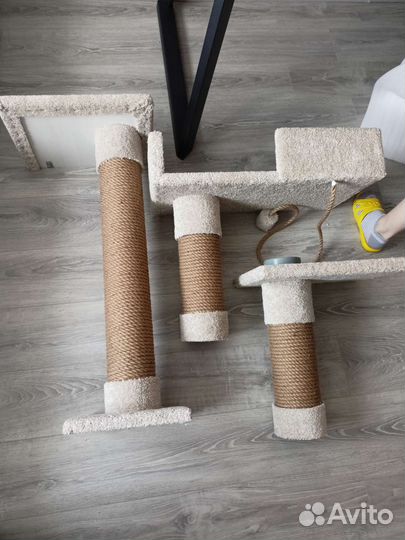 Когтеточка домик для кошки новый