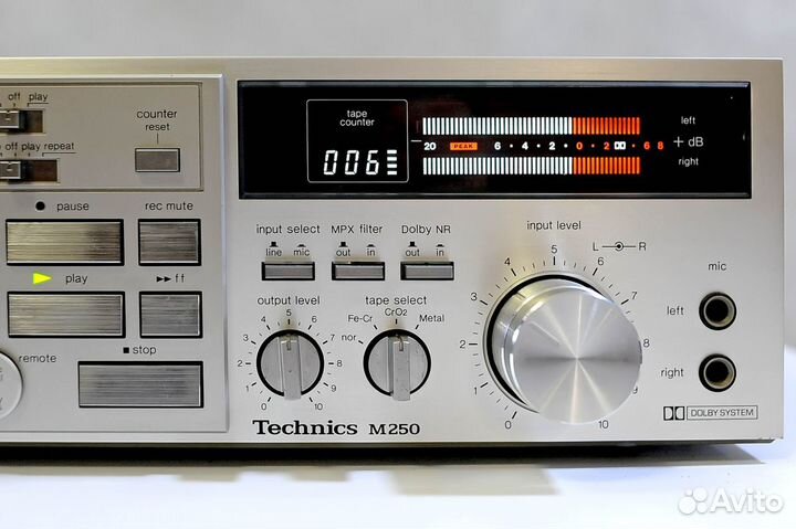 Кассетная Дека Technics RS-M250, 1981г