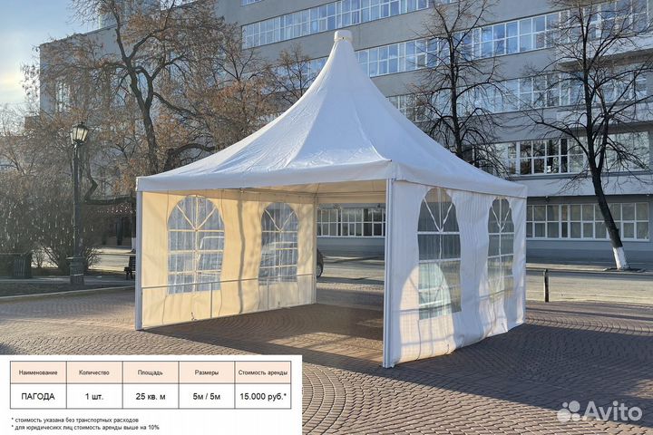 Аренда шатров от собственника