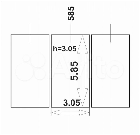 Гараж, 18 м²