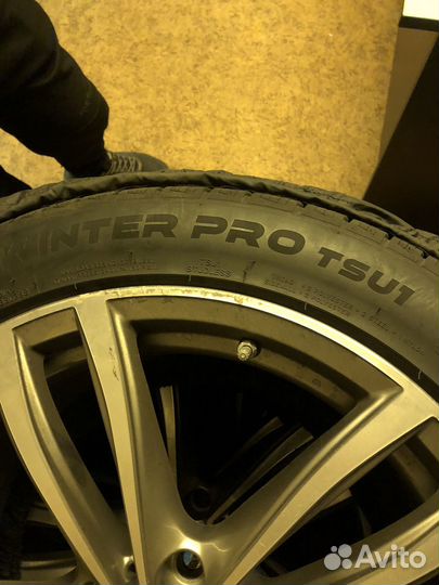 Колеса ориг на бмв 7зимние липучка