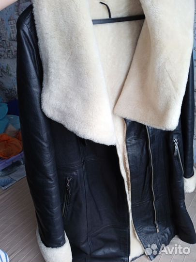 Пальто-дубленка натуральная 42-44