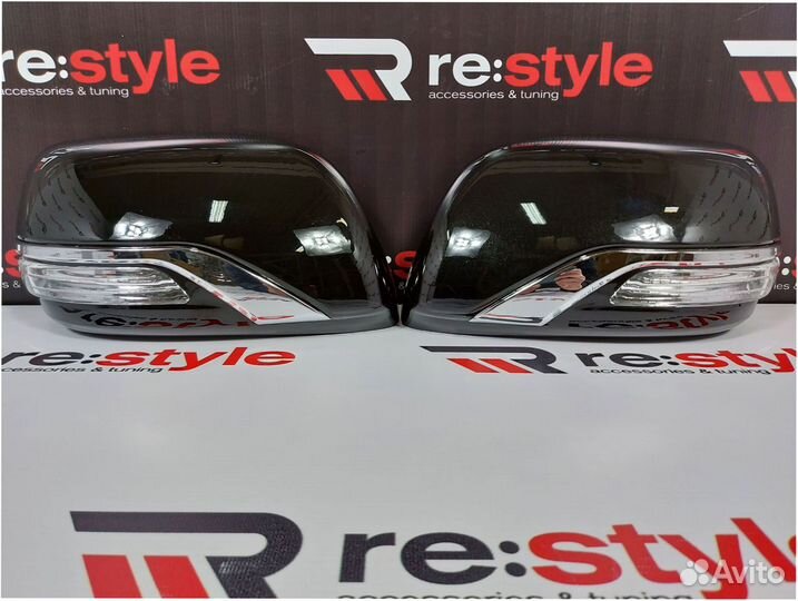 Накладки на зеркала Toyota Land Cruiser 200 R605