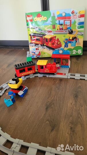 Lego duplo поезд на паровой тяге