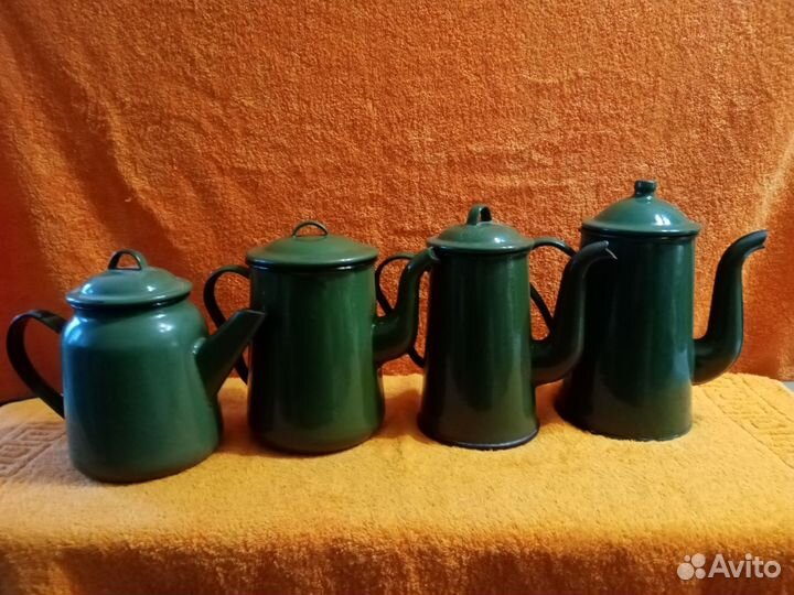 Кофейник эмалированный СССР